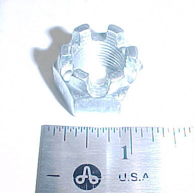 Castle Nut 5/8-18 Thread for Aviation Ground Support Equipment