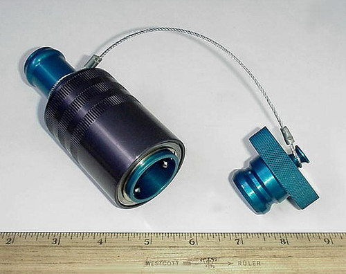 Coupling 1 Inch Extended with Plug for Aviation Ground Support Equipment
