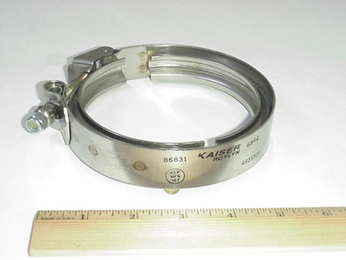 Clamp V Band Airstart 1 Inch Wide for Aviation Ground Support Equipment