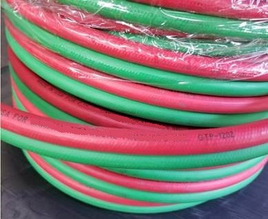 Dual Red/Green Deadman Hose 1/4" for Aviation Ground Support Equipment