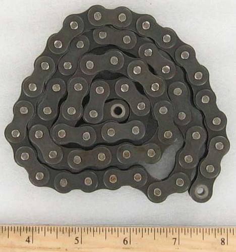 CHAIN, 40 Riveted Steel Roller for Aviation Ground Support Equipment
