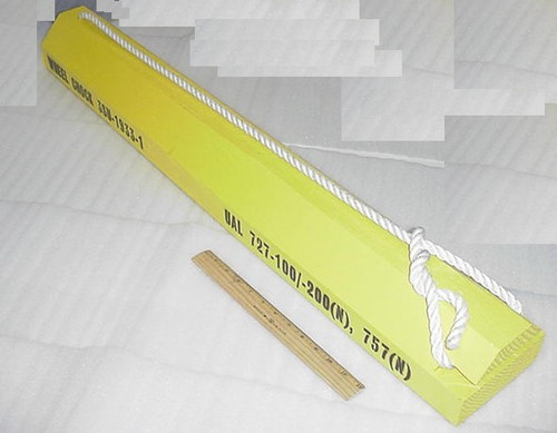 Aircraft Chock 4" x 6" x 42" for Ground Support Equipment