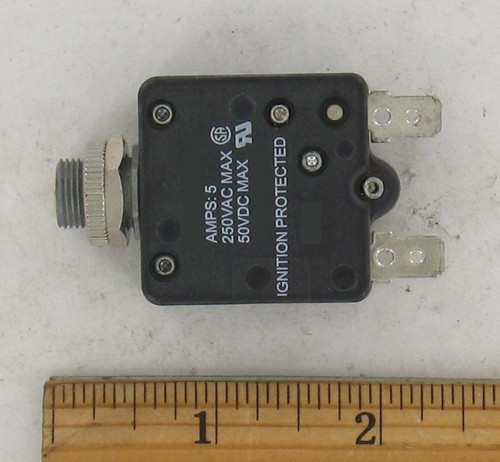 CIRCUIT BREAKER, 5 AMP INSTRUMENTS-CB5001