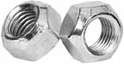 NUT, LOCK GRADE C STEEL 1-8IN CLEAR ZINC-57124IMP