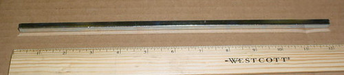 Keystock 1/4"x1/4"x12" Zinc Plated for Ground Support Equipment