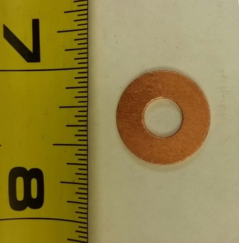 Copper Washer 1/4 ID x 5/8 OD for Aviation Ground Support Equipment