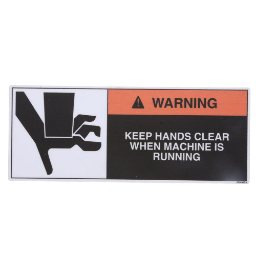 DECAL for Bridge Safety in Aviation Ground Support Equipment