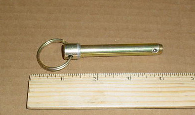 Detent Pin 3/8" Diameter with 2.25" Grip for Aviation Ground Support Equipment