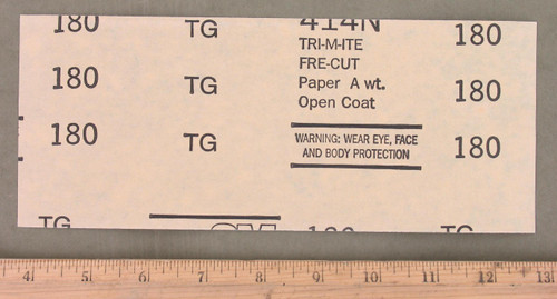 Sage Parts Dry Sandpaper 3-2/3in x 9in for Aviation Ground Support Equipment