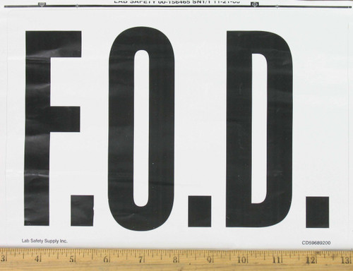 FOD Labels for Aviation Ground Support Equipment Safety and Compliance