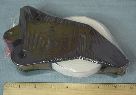 Black on White Tape for Aviation Ground Support Equipment