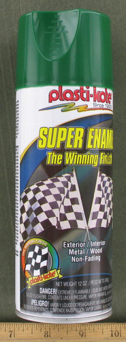 Green Shamrock Aviation Ground Support Equipment Paint