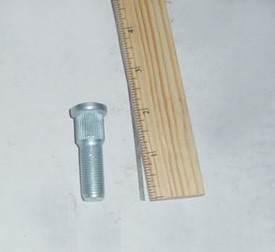 Stud Wheel Lug 1/2" x 20 Thread x 1-7/8" for Aviation Ground Support Equipment