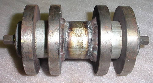 Roller 6.275 Inch BF with 7.385 Inch Shaft for Ground Support Equipment