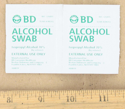 Alcohol Swabs for Aviation Ground Support Equipment Maintenance