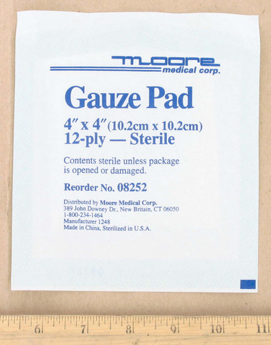 PAD, GAUZE STERILE-08252