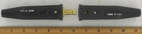 Connector, Male Black for Aviation Ground Support Equipment