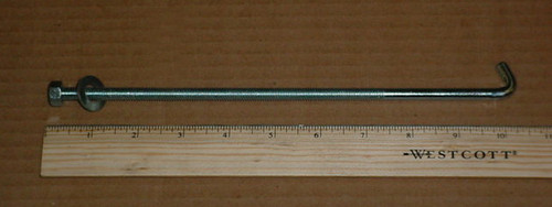 Bolt Battery Holdown 5/16-18 x 12 for Aviation Ground Support Equipment