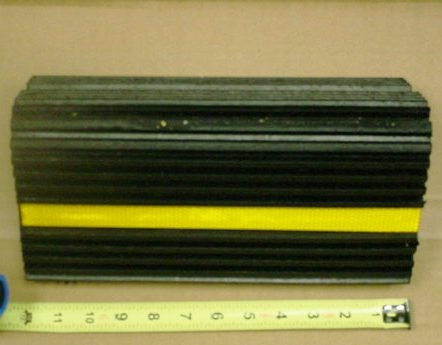 Sage Parts 12-Inch Aircraft Wheel Chock for Ground Support Equipment