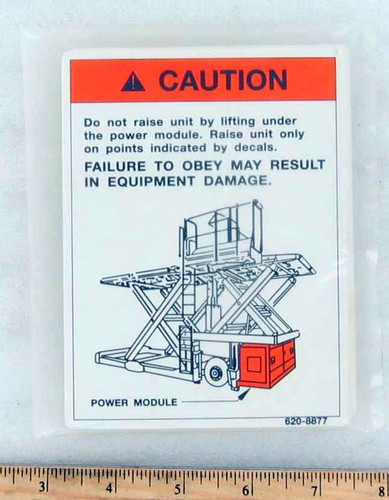 DECAL, DO NOT LIFT POWER MOD-6208877