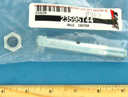 Caster Axle 1/2 x 3 3/8 Inches for Aviation Ground Support Equipment