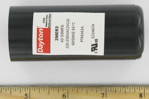 CAPACITOR, 43-53 MFD 220/250 VOLT-3534B2A0043A220