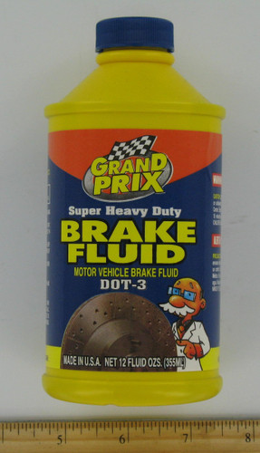 FLUID, BRAKE 12OZ DOT 3-GP12