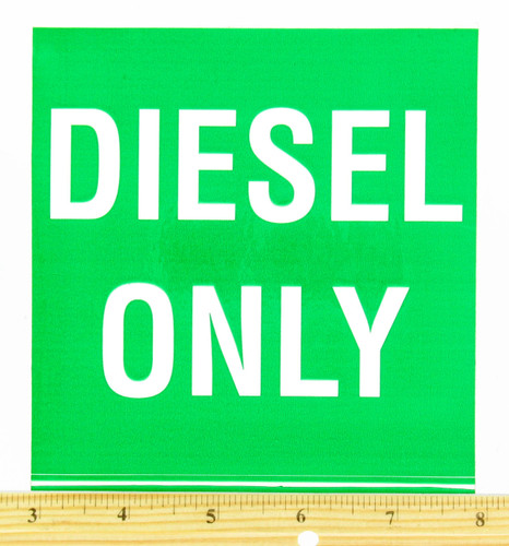 DECAL, Diesel Ground Support Equipment Part