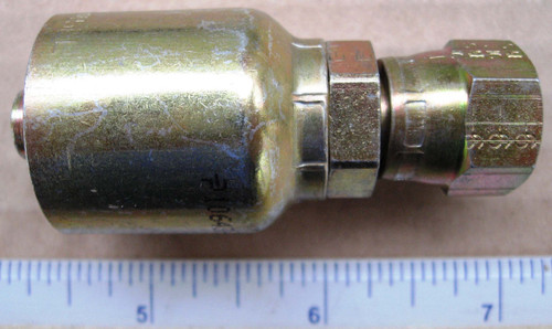 Fitting 3/8 JIC Female to 3/8 Hose for Aviation Ground Support Equipment