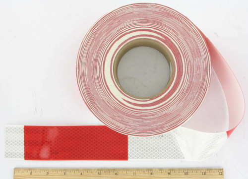 Conspicuity Tape Red and White for Aviation Ground Support Equipment