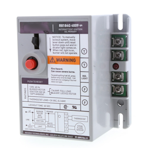 CONTROL, FLAME W/45 SEC SAFETY-R8184G4009