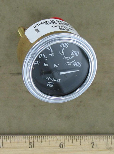 Oil Pressure Gauge 0-400 PSI for Aviation Ground Support Equipment