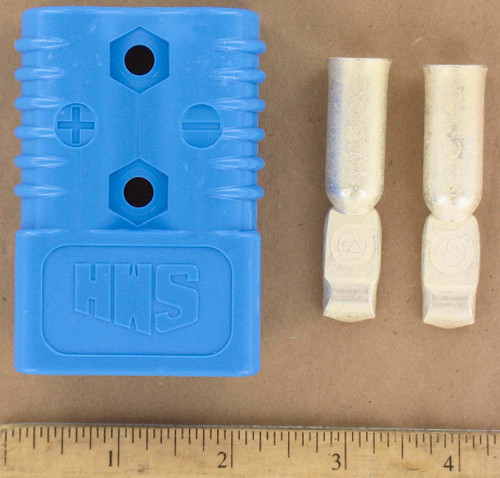 Connector Blue 2 Gauge 175 Amp for Aviation Ground Support Equipment
