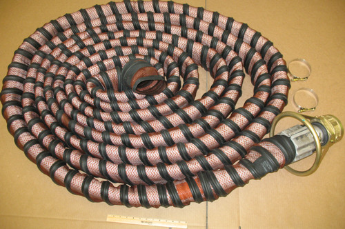 Hose Airstart 50ft with Cover, Coupler, and Flange for Aviation Ground Support Equipment