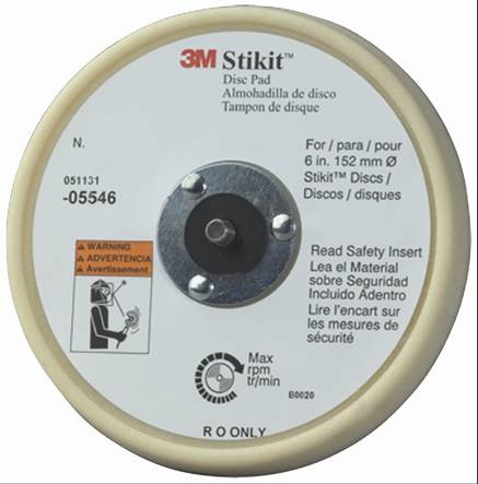 PAD, SANDING 6 INCH 3M-05546