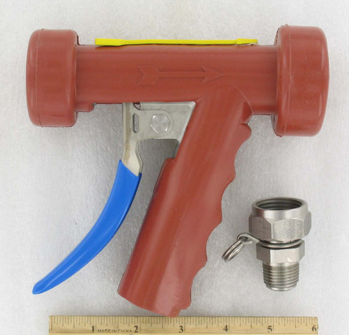 NOZZLE, STAINLESS HOSE RED 3/4 IN ADAPTE-WSS77X34