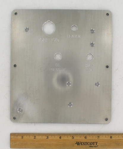 Panel for Modified Aircraft Tug Instrumentation