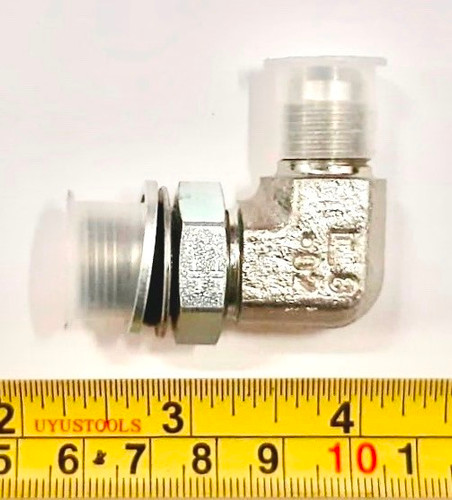 Elbow RAC 90 MJ9/16 to M3/8 BSPP for Aviation Ground Support Equipment