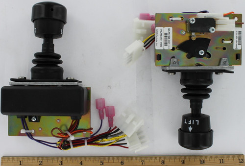 Joystick 1 Axis Round Cap with Lock for Aviation Ground Support Equipment