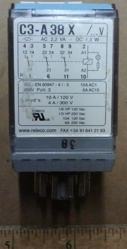 RELAY, C3 A38X230V-0020945
