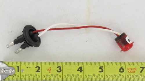 Red LED Marker Lamp with Grommet for Aviation Ground Support Equipment