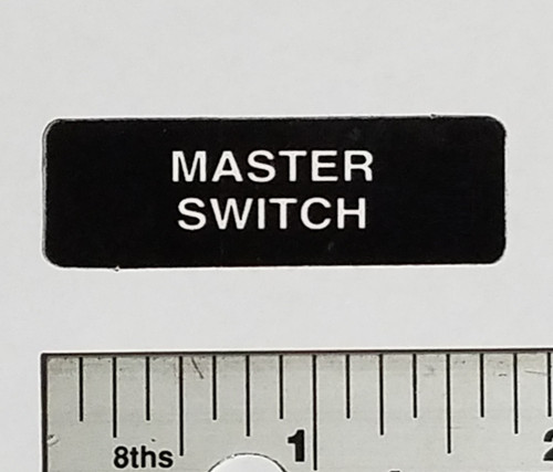 DECAL, MASTER SWITCH-TA14DECAL