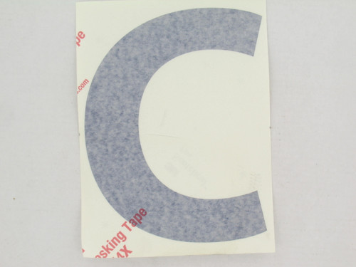 LETTER, C 10IN DELTA BLUE-10INDELTABLUEC
