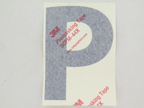 LETTER P 10IN Delta Blue for Aviation Ground Support Equipment