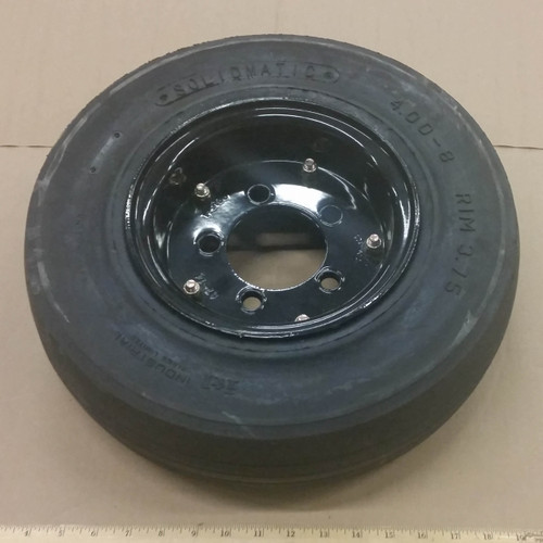 RAMPTECH SolidPlus 400x8 Tire, 2 Stage, 3.38 HP, Black for Ground Support Equipment