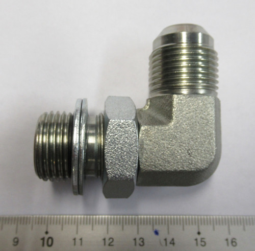 Fitting 90° MJ7/8 to M1/2 BSPP for Aviation Ground Support Equipment