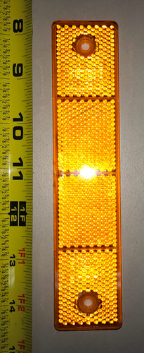 Reflector Adhesive Yellow 180x40x5mm for Aviation Ground Support Equipment