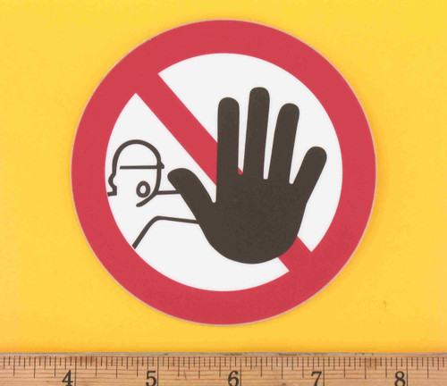 LABEL, KEEP OUT for Aviation Ground Support Equipment