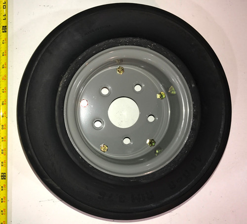 Tire and Wheel 400x8 2-1/2 Pilot Grey for Aviation Ground Support Equipment