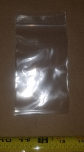 Reclosable Bag 3x5 Inch 2 Mil Thickness for Ground Support Equipment